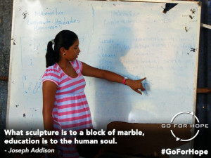 via Go For Hope - Providing the fundamental right of education to ...