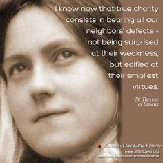 One of the best #Saint #Therese of #Lisieux the #LittleFlower quotes ...