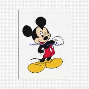 Mickey Mouse Coordinate Graph