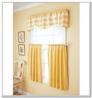 Yellow Kitchen Curtains