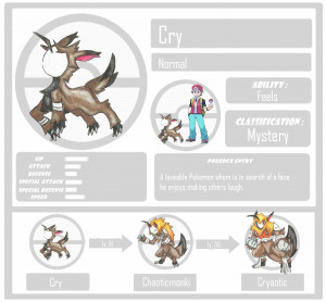 pokemon i made based off chaotimonki cryaotic cry the youtuber and i ...