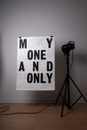 poster type layout concept quote