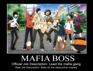 Mafia Boss Job Description...
