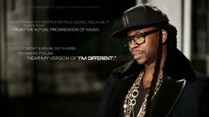 Made a quote pic out of something 2 Chainz said during his Power 105.1 ...