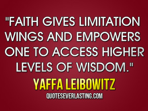 ... and empowers one to access higher levels of wisdom.