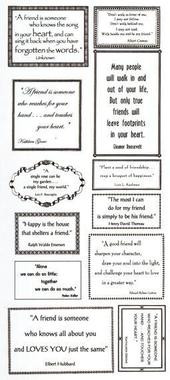 Me & My Big Idea - Friendship Quotes - Me & My Big Ideas Scrapbooking ...