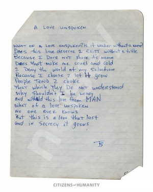 Previously Unreleased Handwritten Poems by a 17-Year-Old Tupac Shakur