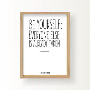 Oscar Wilde, Movie Quotes Typography Poster Wall Decor Inspirational ...