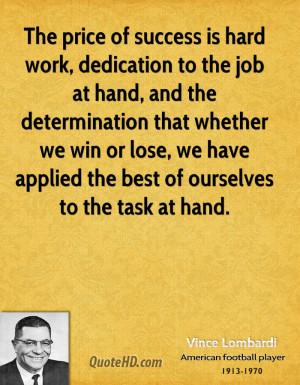 quotes about determination and hard work