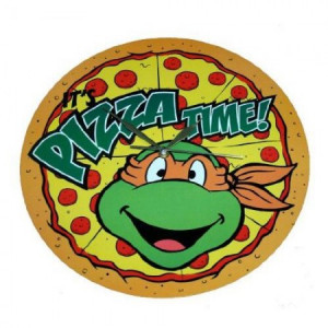 Teenage Mutant Ninja Turtles Pizza Time Clock