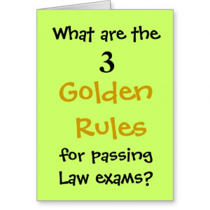 Passing Law Exams - Congratulations Joke Card