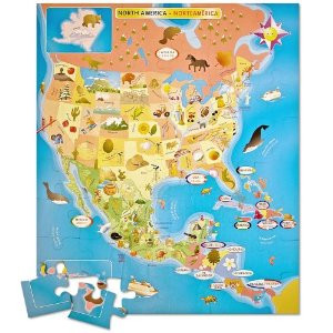 North America Natural Resources Map