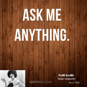 Patti Smith Quotes