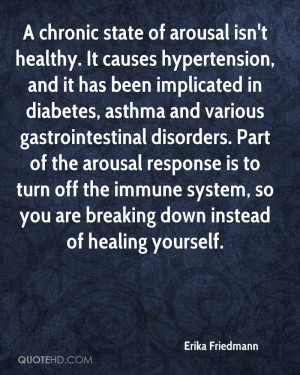 It causes hypertension, and it has been implicated in diabetes, asthma ...