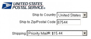 USPS Real-time Shipping Quotes