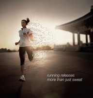 Running releases more than just sweat!