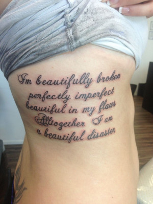Beautiful disaster tattooTatto Quotes, Tattoo Ideas, Body Canvas ...