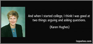 More Karen Hughes Quotes