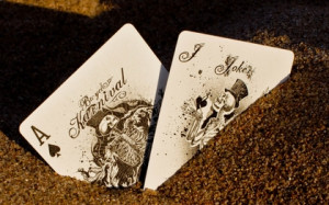 cards macro objects ace of spades joker playing card 2560x1600 ...