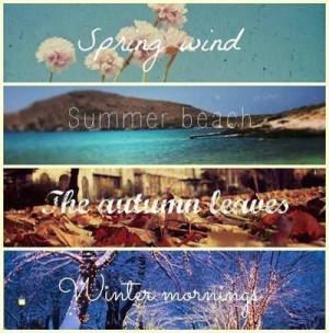 Inspiring, quote, love, seasons