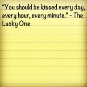 The Lucky One Quote