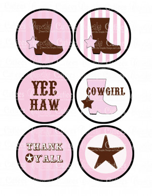 Cute Cowgirl Quotes Vintage cowgirl pink digital