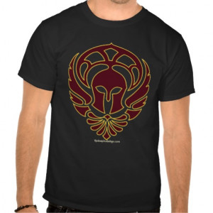 Greek Warrior T-shirt with Iliad Quote