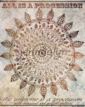 mandala bohemian art boho poster home decor henna pattern