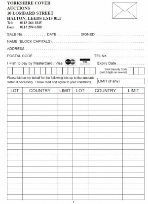 Uk printable bid forms - Welcome To The Rice 'n' Three Experience