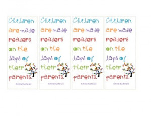 Bookmarks for Parents with Reading quote