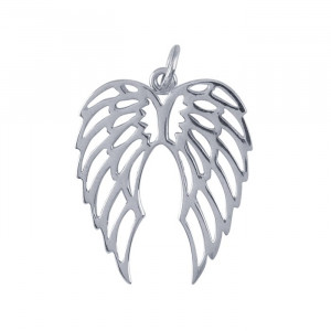 double angel wing necklace sterling silver wing necklace angel wing