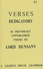 Cover of Verses Dedicatory: 18 Previously Unpublished Poems