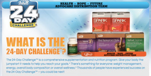 Introducing the AdvoCare 24 Day Challenge . . .