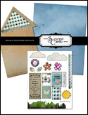 Printable Home is Where the Heart Is scrapbook page kit by Suzanne ...