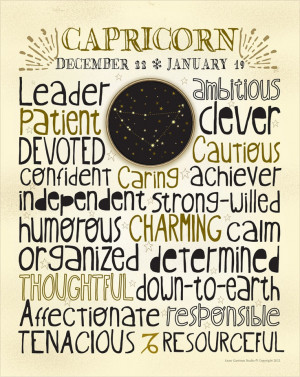 download this Capricorn Zodiac Poster Art With Discription Personality ...