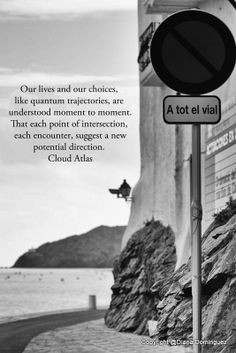 Cloud Atlas Quote - Our Lives and Our Choices 5x7 Black and White Fine ...