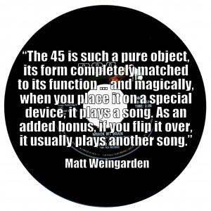 Matt Weingarden - Vinyl Quote