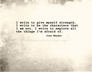 Joss Whedon on writing. Wow...replace 