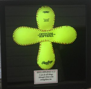 Awesome Softball Pictures Unique softball cross in glass