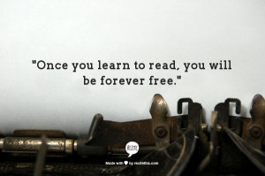 Reading is freedom