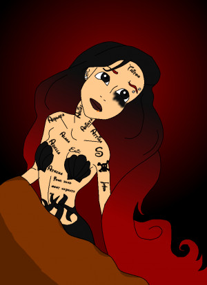 Goth Little Mermaid Tumblr Gothic ariel by finsflipper
