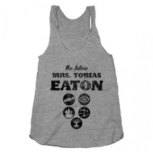 ... Mrs. Tobias Eaton, Divergent Shirt, Movie, Book, Athletic Grey