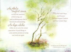 ... Inside Bereavement Cards Condolences Quotes Funeral Flower Messages