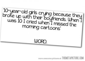 Ten Year Old Girls Crying Because They Broke Up With Their Boyfriends ...