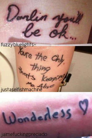 Pierce The Veil Quotes About Cutting Pierce the veil tattoos