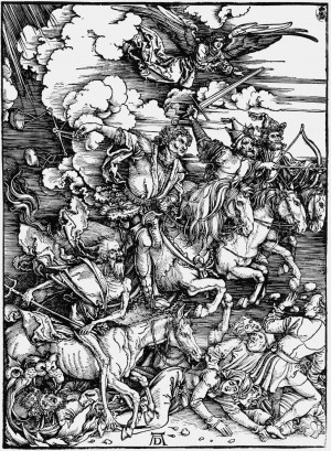 Albrecht Dürer, woodcut, The Four Horsemen of the Apocalypse