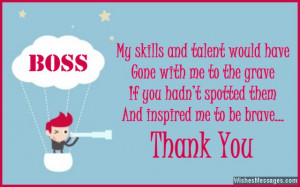 Thank You Notes for Boss: Messages and Quotes to Say Thanks | Sms ...