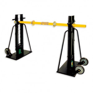 Cable drum stand, hydraulic cable reel drum elevator, cable drum jacks
