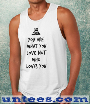 Fall Out Boy Quote Clothing Tank Top For Mens