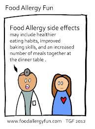 allergy jokes and just good humor.